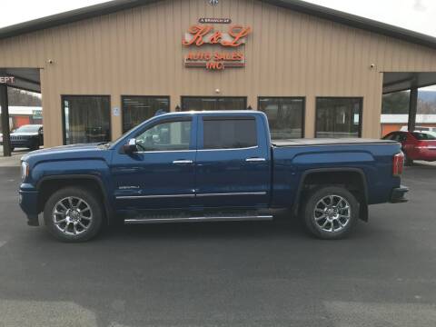 2017 GMC Sierra 1500 for sale at K & L AUTO SALES, INC in Mill Hall PA