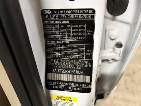 2012 Land Rover LR2 HSE LUX