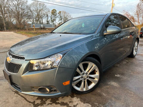 2012 Chevrolet Cruze for sale at Gwinnett Luxury Motors in Buford GA