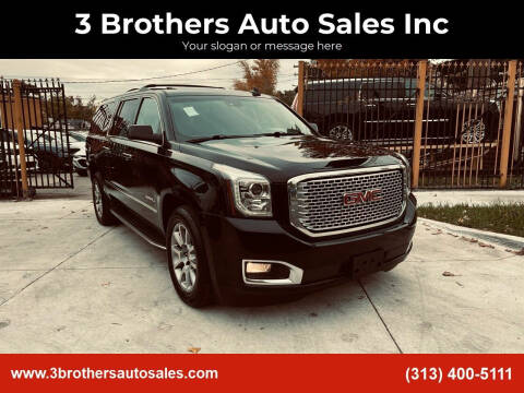 2015 GMC Yukon XL for sale at 3 Brothers Auto Sales Inc in Detroit MI