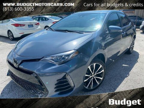 2019 Toyota Corolla for sale at Budget Motorcars in Tampa FL