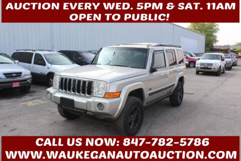 2008 Jeep Commander for sale at Waukegan Auto Auction in Waukegan IL