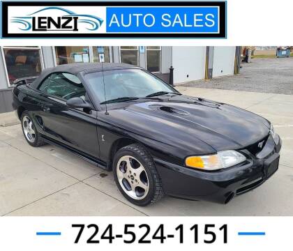 1997 Ford Mustang SVT Cobra for sale at LENZI AUTO SALES in Sarver PA