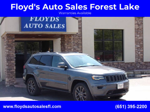 2016 Jeep Grand Cherokee for sale at Floyd's Auto Sales Forest Lake in Forest Lake MN