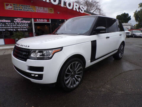 2015 Land Rover Range Rover for sale at Phantom Motors in Livermore CA