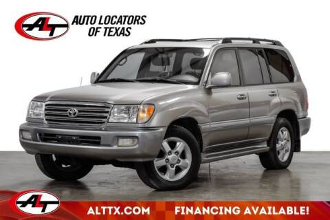 2005 Toyota Land Cruiser for sale at AUTO LOCATORS OF TEXAS in Plano TX