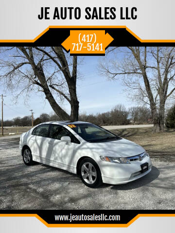 2008 Honda Civic for sale at JE AUTO SALES LLC in Webb City MO