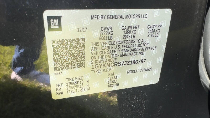 2018 Cadillac XT5 Luxury