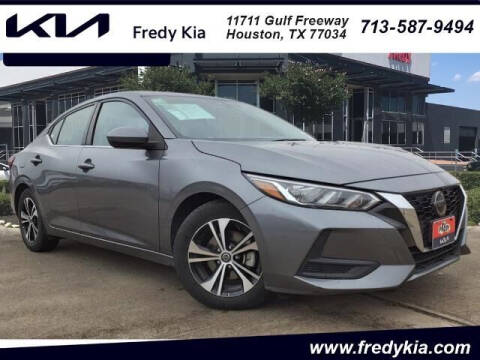 2021 Nissan Sentra for sale at FREDY CARS FOR LESS in Houston TX