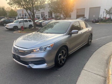 2016 Honda Accord for sale at Super Bee Auto in Chantilly VA