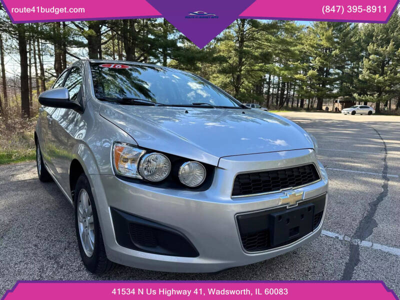 2016 Chevrolet Sonic for sale at Route 41 Budget Auto in Wadsworth IL