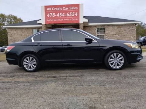 2011 Honda Accord for sale at All Credit Car Sales in Milledgeville GA
