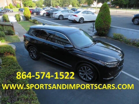 2022 Acura MDX for sale at Sports & Imports INC in Spartanburg SC
