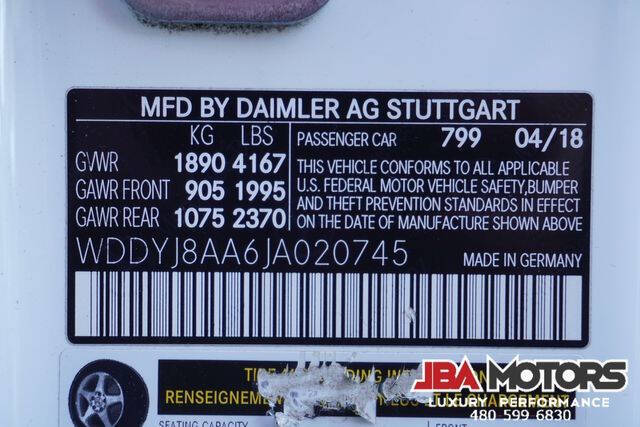 2018 Mercedes-Benz AMG GT C