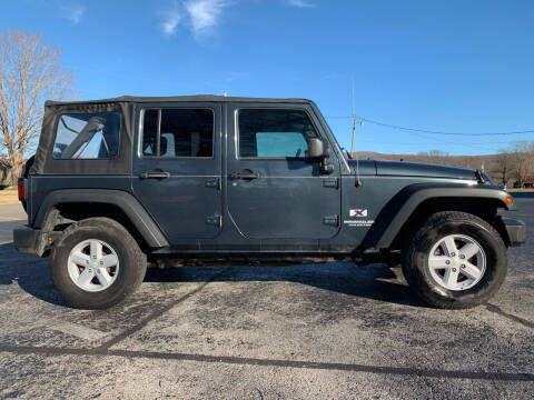 2008 Jeep Wrangler Unlimited for sale at Tennessee Valley Wholesale Autos LLC in Huntsville AL