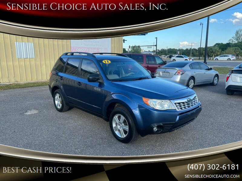 2013 Subaru Forester for sale at Sensible Choice Auto Sales, Inc. in Longwood FL