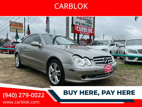 2006 Mercedes-Benz CLK for sale at CARBLOK in Lewisville TX