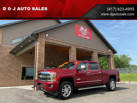 2019 Chevrolet Silverado 2500HD for sale at D & J AUTO SALES in Joplin MO