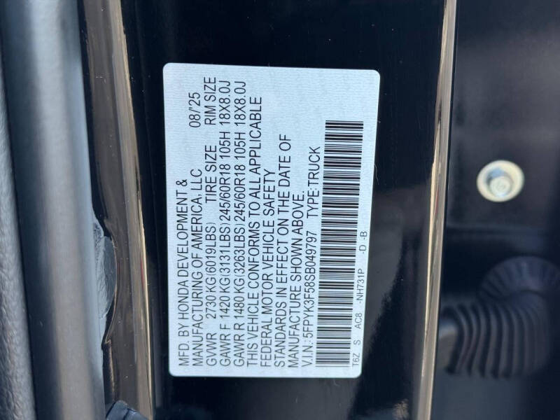 2025 Honda Ridgeline RTL