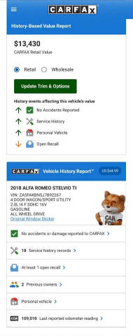 2018 Alfa Romeo Stelvio Ti