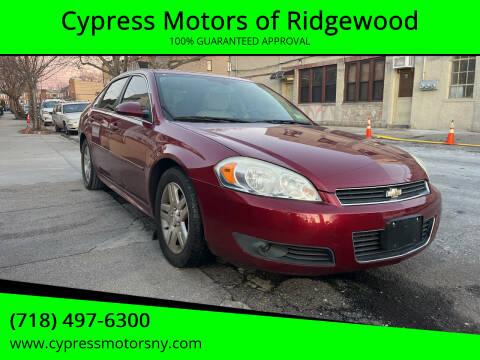 2010 Chevrolet Impala for sale at Cypress Motors of Ridgewood in Ridgewood NY