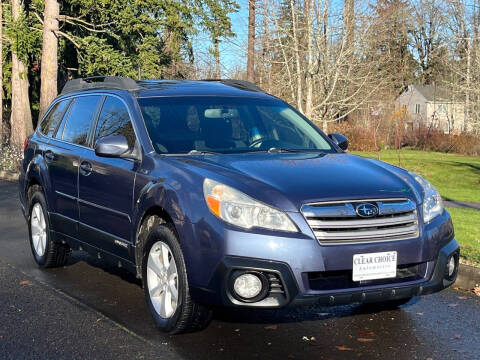 2014 Subaru Outback for sale at CLEAR CHOICE AUTOMOTIVE in Milwaukie OR