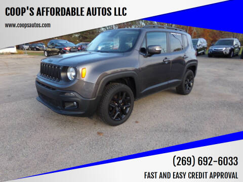 2017 Jeep Renegade for sale at COOP'S AFFORDABLE AUTOS LLC in Otsego MI