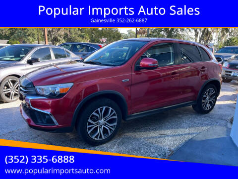 2018 Mitsubishi Outlander Sport for sale at Popular Imports Auto Sales in Gainesville FL