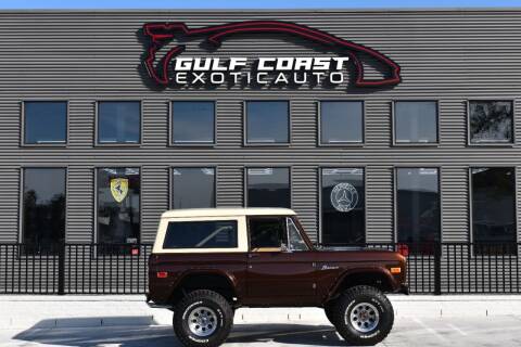 1976 Ford Bronco for sale at Gulf Coast Exotic Auto in Gulfport MS