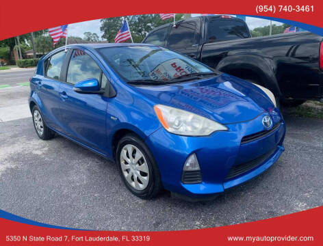 2012 Toyota Prius c for sale at AUTO PROVIDER in Fort Lauderdale FL