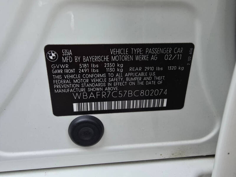 2011 BMW 5 Series 535i