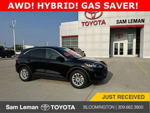 2021 Ford Escape Hybrid for sale at Sam Leman Toyota Bloomington in Bloomington IL