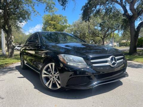 2018 Mercedes-Benz C-Class for sale at HIGH PERFORMANCE MOTORS in Hollywood FL