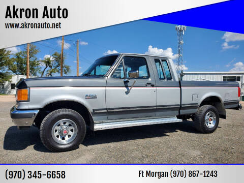 1990 Ford F-150 for sale at Akron Auto in Akron CO