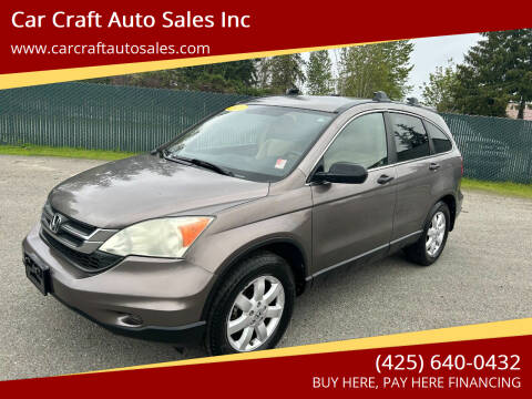 2011 Honda CR-V for sale at Car Craft Auto Sales Inc in Lynnwood WA