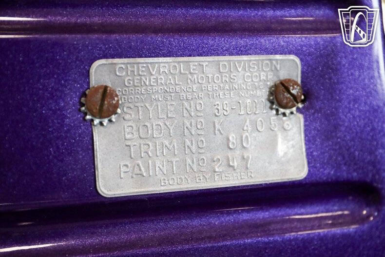 1939 Chevrolet Master Deluxe