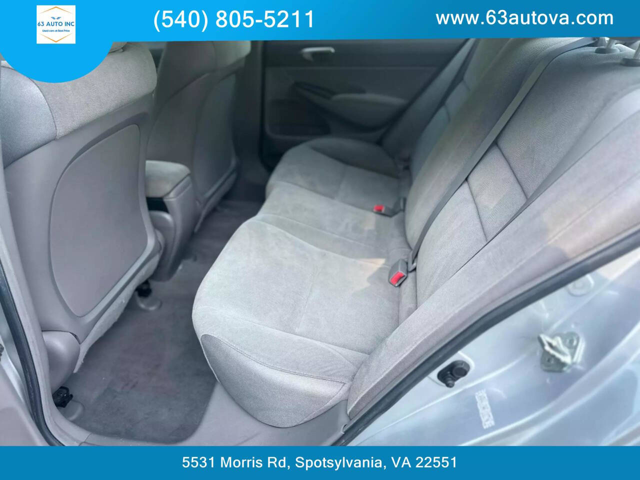 2008 Honda Civic for sale at 63 Auto Inc in Spotsylvania, VA