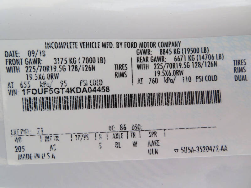 2019 Ford F-550