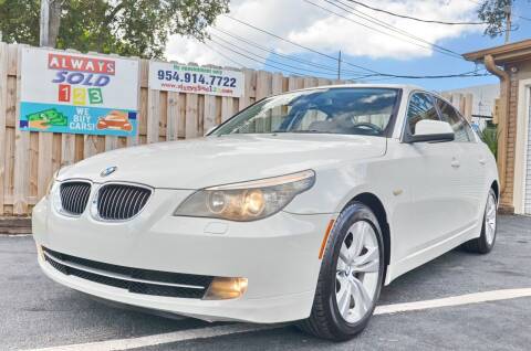 2010 BMW 5 Series for sale at ALWAYSSOLD123 INC in Fort Lauderdale FL