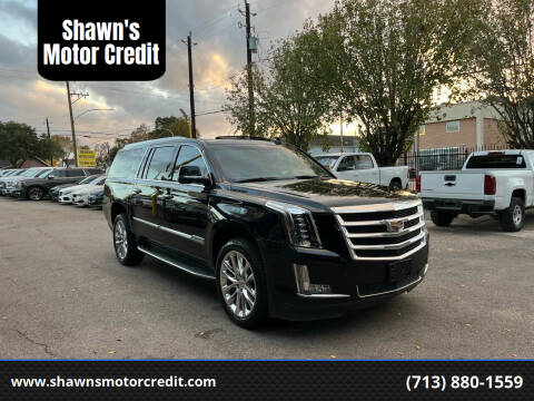 2020 Cadillac Escalade ESV for sale at Shawn's Motor Credit in Houston TX