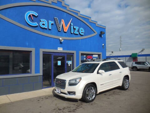2014 GMC Acadia for sale at Carwize in Detroit MI