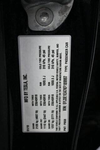 2019 Tesla Model 3 Mid Range