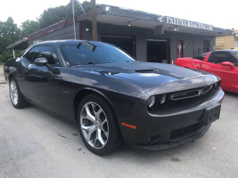 2015 Dodge Challenger for sale at Texas Luxury Auto in Houston TX