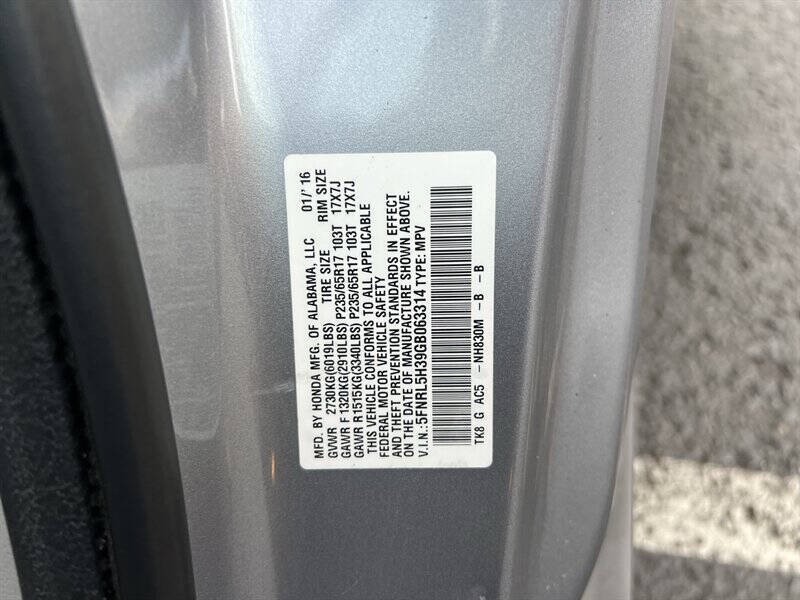 2016 Honda Odyssey SE