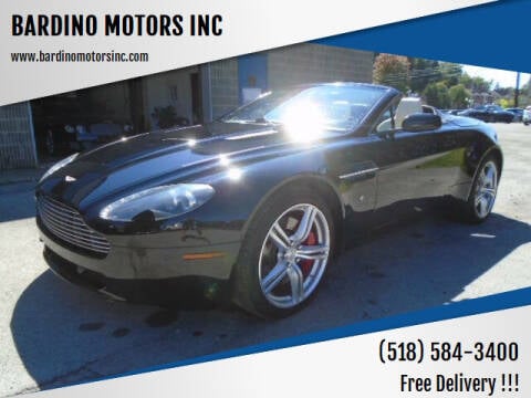 2009 Aston Martin V8 Vantage for sale at BARDINO MOTORS INC in Saratoga Springs NY