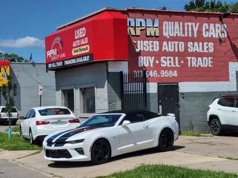 2018 Chevrolet Camaro for sale at RPM Quality Cars in Detroit MI