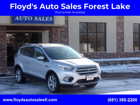 2019 Ford Escape for sale at Floyd's Auto Sales Forest Lake in Forest Lake MN