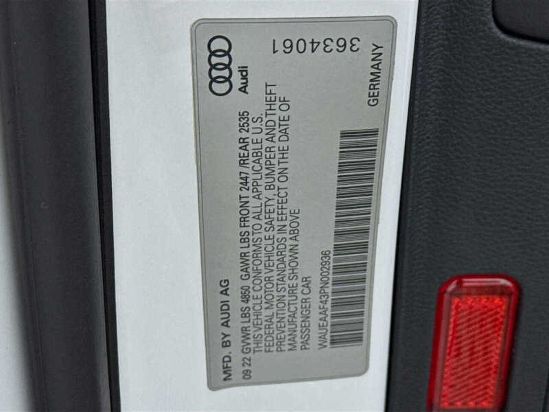 2023 Audi A4 quattro S line Prem Plus 45 TFSI