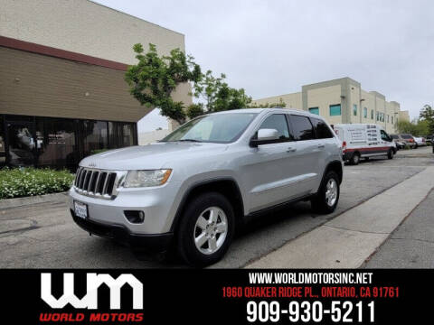 2012 Jeep Grand Cherokee for sale at World Motors INC in Ontario CA