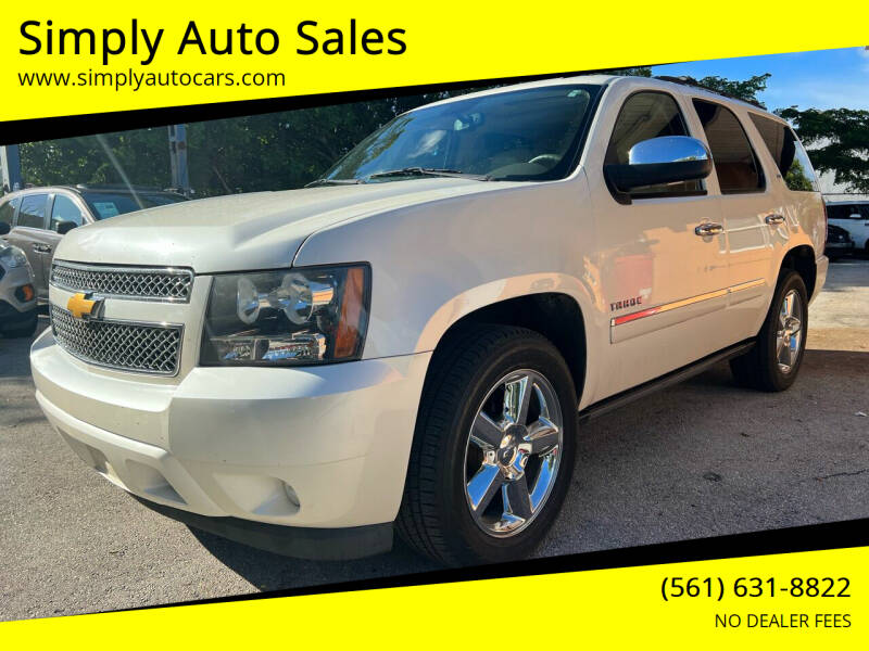 2014 Chevrolet Tahoe for sale at Simply Auto Sales in Lake Park FL